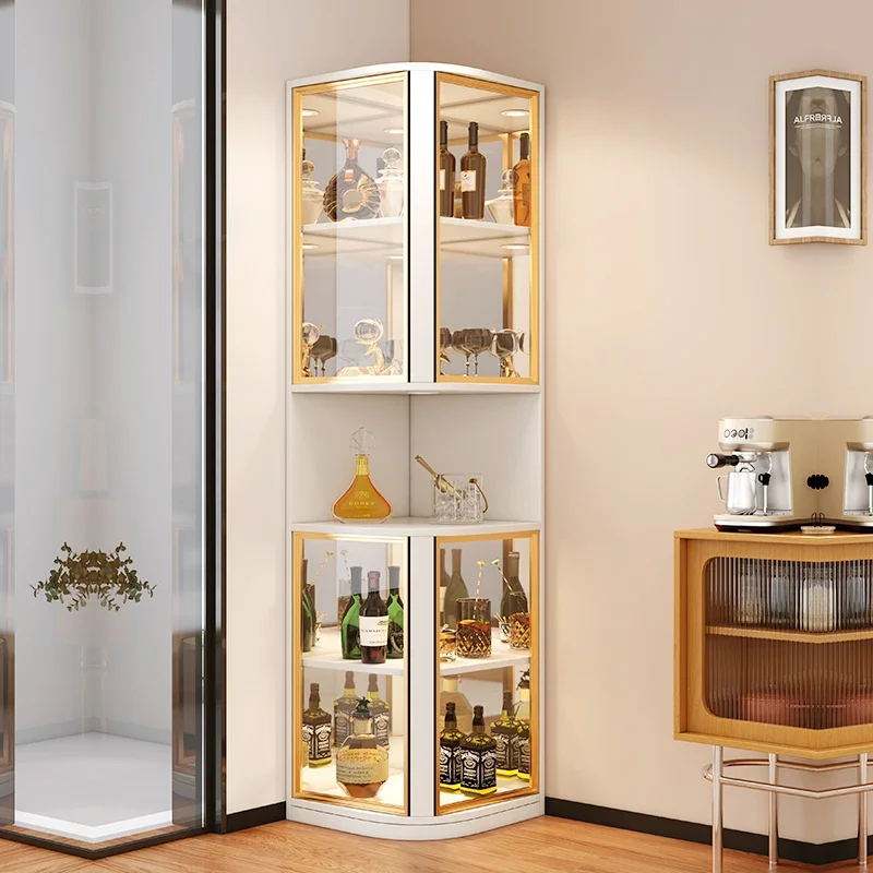 Home Bar Shelves - Wall Bar Cabinet Open Cabinets Iron