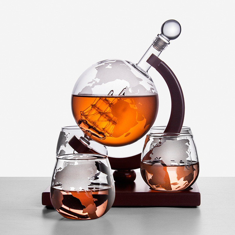 Decanter Globe Set - Quả Cầu Bình Đựng Sáng Tạo