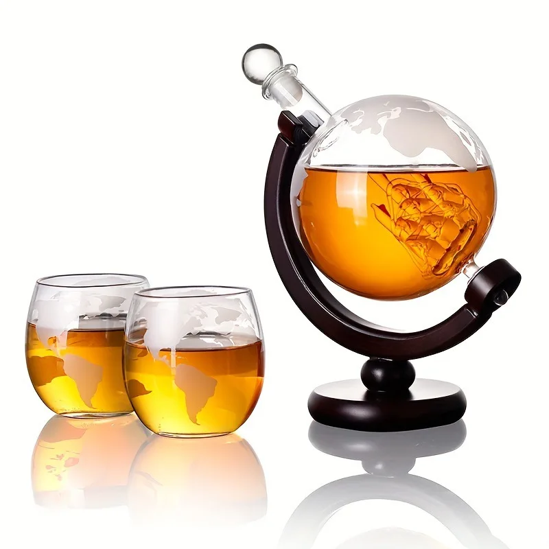 850ml Whiskey Globe Decanter S - đánh giá và giá Decanter Globe Set