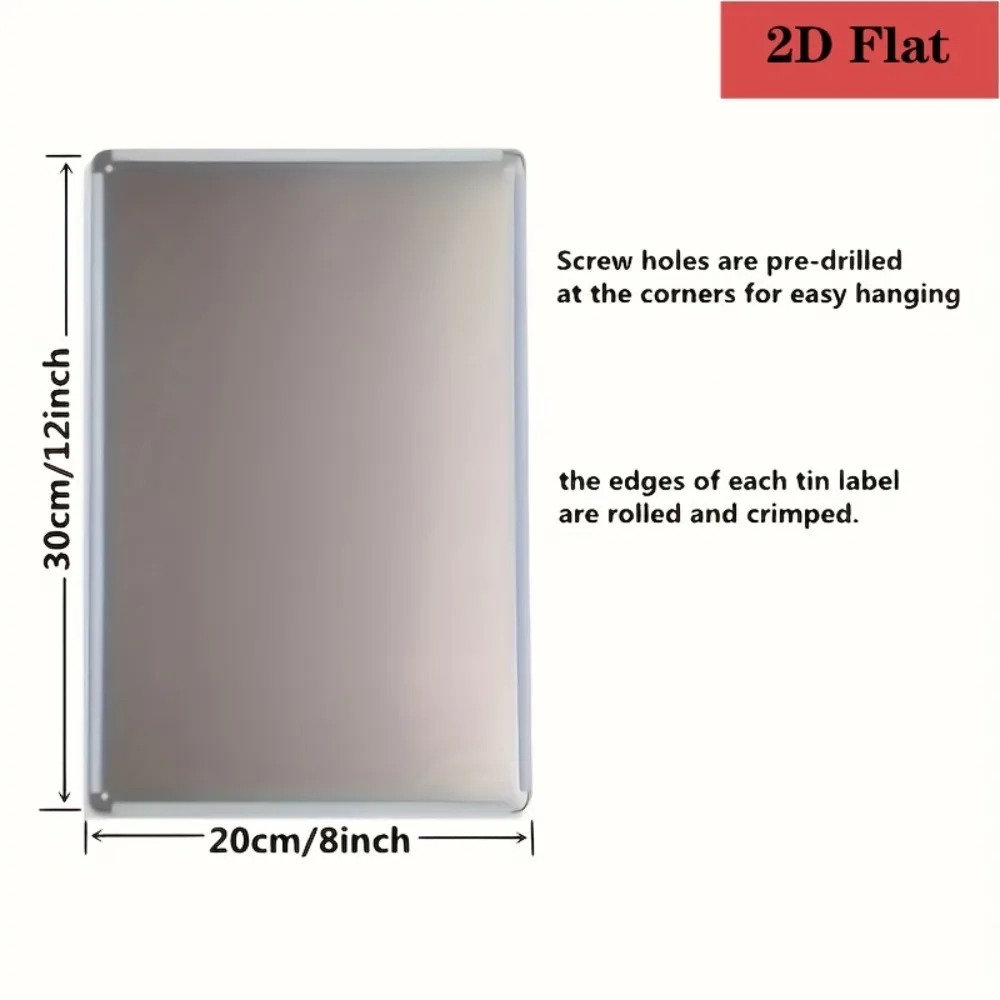8×12Inch Customizable Metal Pl - đánh giá và giá Home Bar And Restaurant