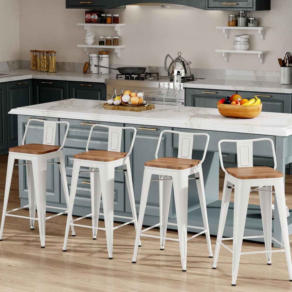 26 Inch Bar Stools Set o 4 Ind - đánh giá và giá Home Bar Stools