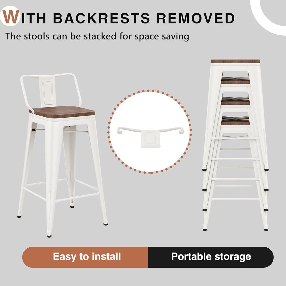 26 Inch Bar Stools Set o 4 Ind - đánh giá và giá Home Bar Stools