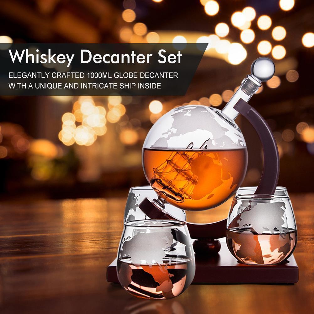 Globe Decanter Sailing Whiskey - đánh giá và giá Decanter Globe Set