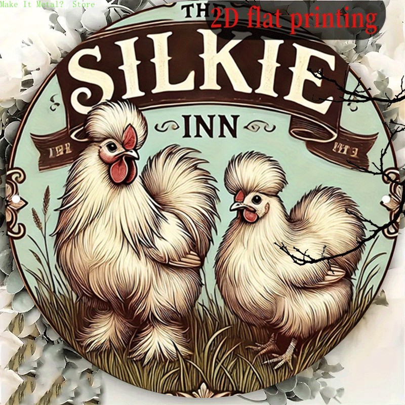 Vintage The Silkie Inn Round T - đánh giá và giá Home Bar And Kitchen