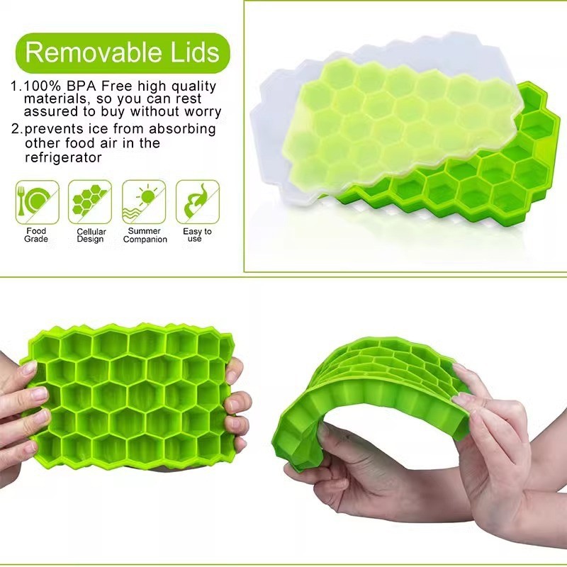 37 Grids Silicone Ice Grid Bal - đánh giá và giá Home Bar Set