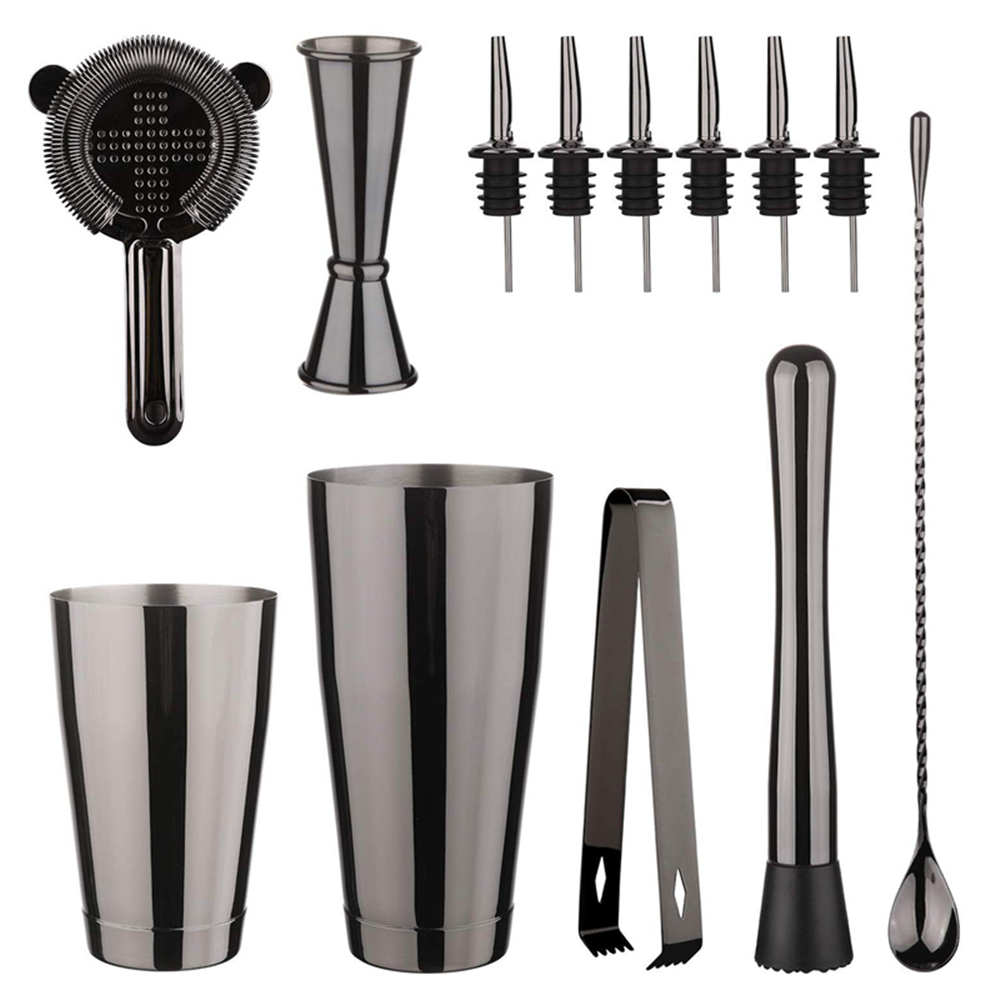 Cocktail Shaker Bar Set: 2 Wei - đánh giá và giá Boston Shaker Set