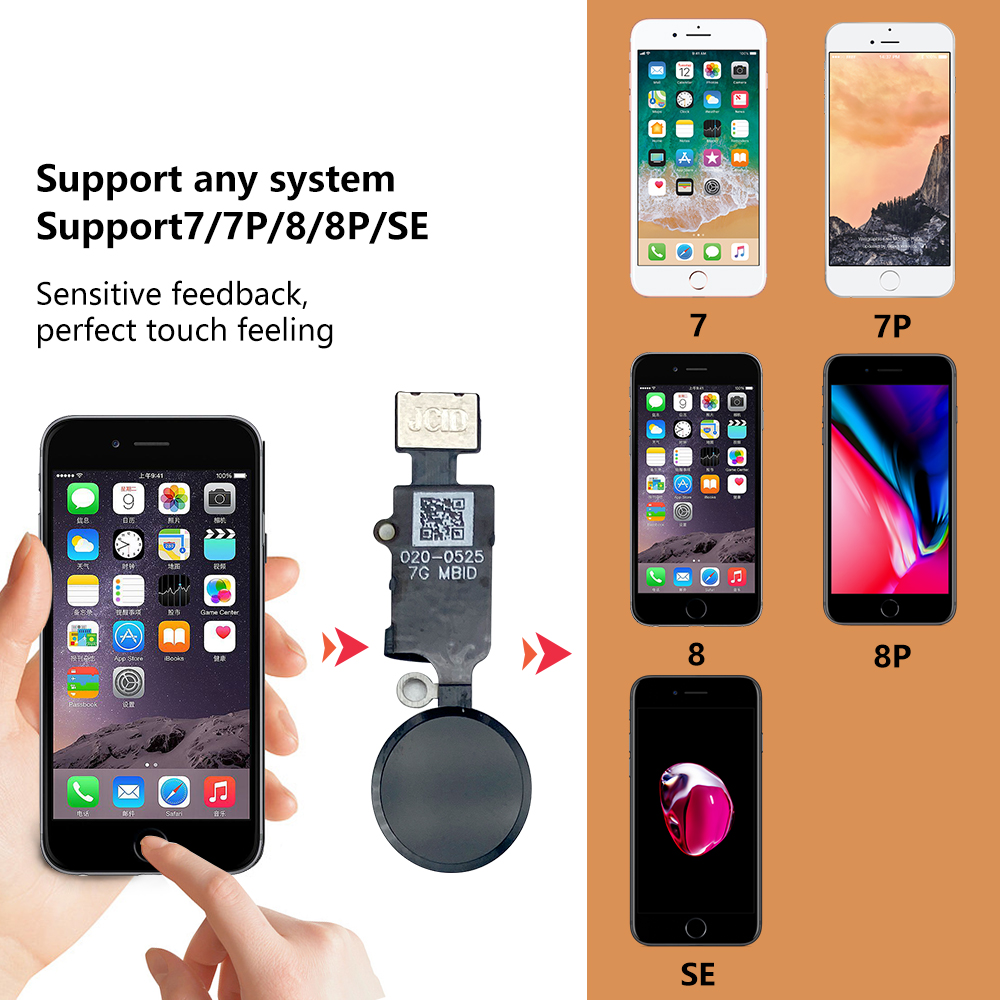 JC 6th 3D Home Button Flex For - đánh giá và giá Home Bar Iphone