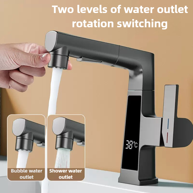 Digital Display Pulling Faucet - đánh giá và giá Home Bar Sink