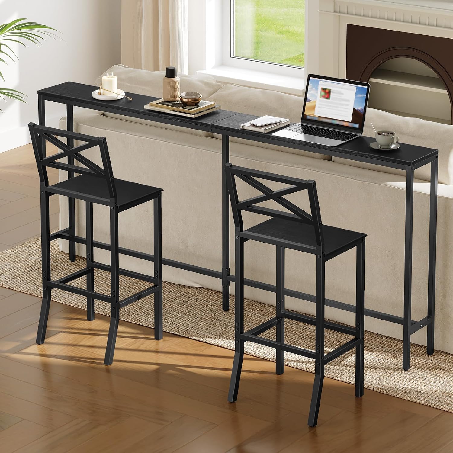 Bar Stools, Set of 2 Bar Chair - đánh giá và giá Home Bar Stools