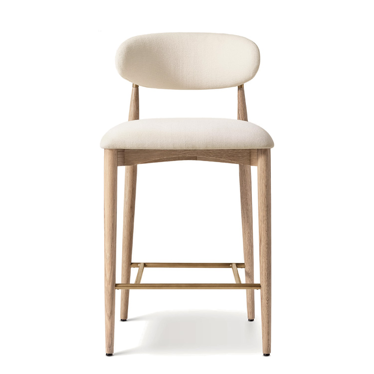 New Style Nordic Fabric Wood C - đánh giá và giá Home Bar Stools