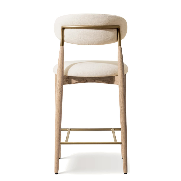 New Style Nordic Fabric Wood C - đánh giá và giá Home Bar Stools