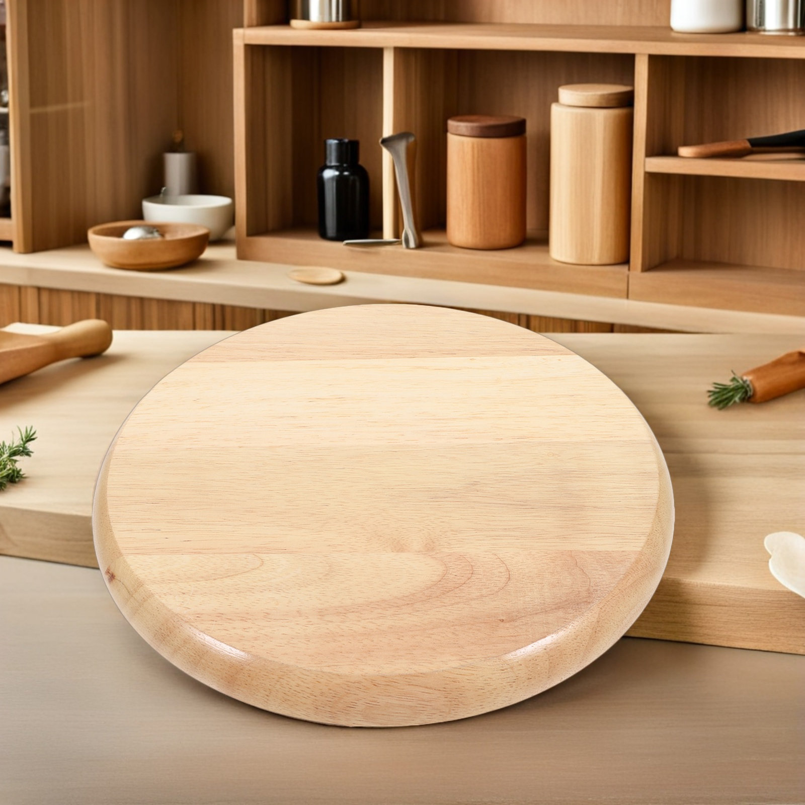 2Pcs Round Solid Wood Stool Se - đánh giá và giá Home Bar Stools