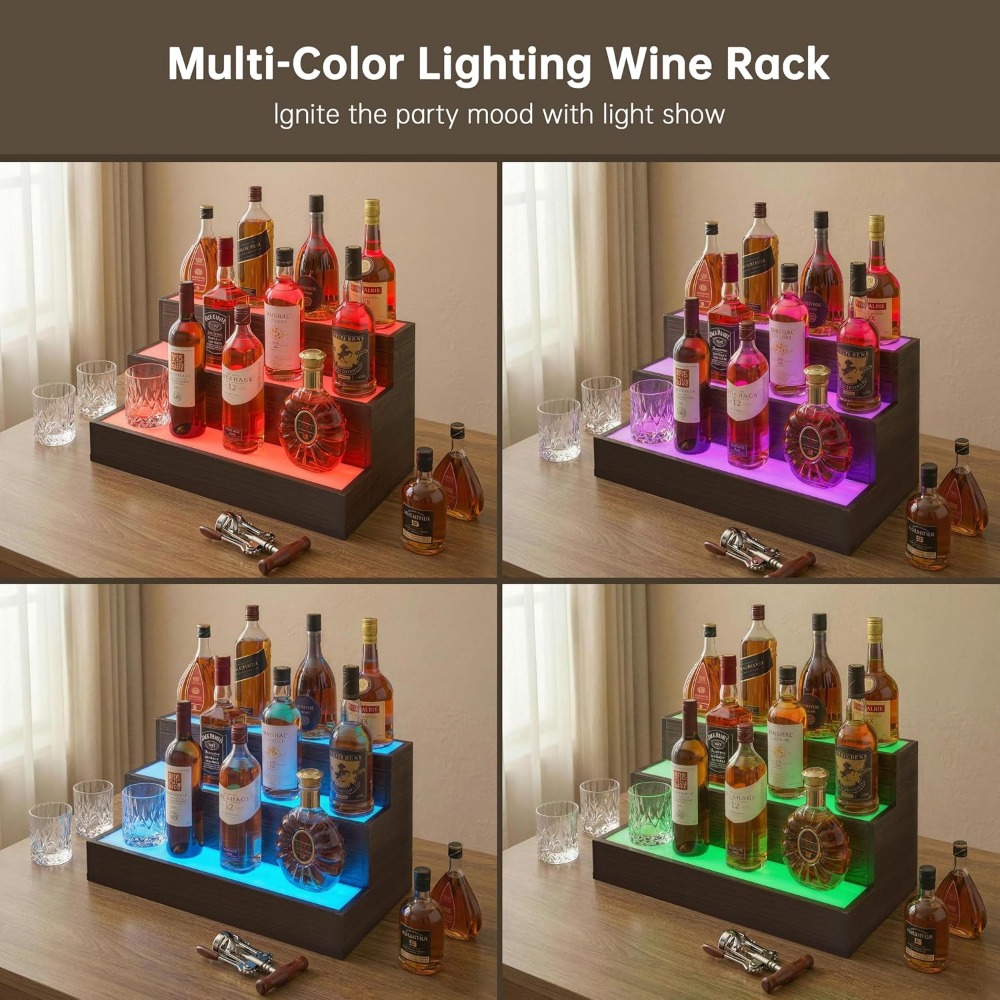 Home Bar LED Bottle Display Sh - đánh giá và giá Home Bar Shelves