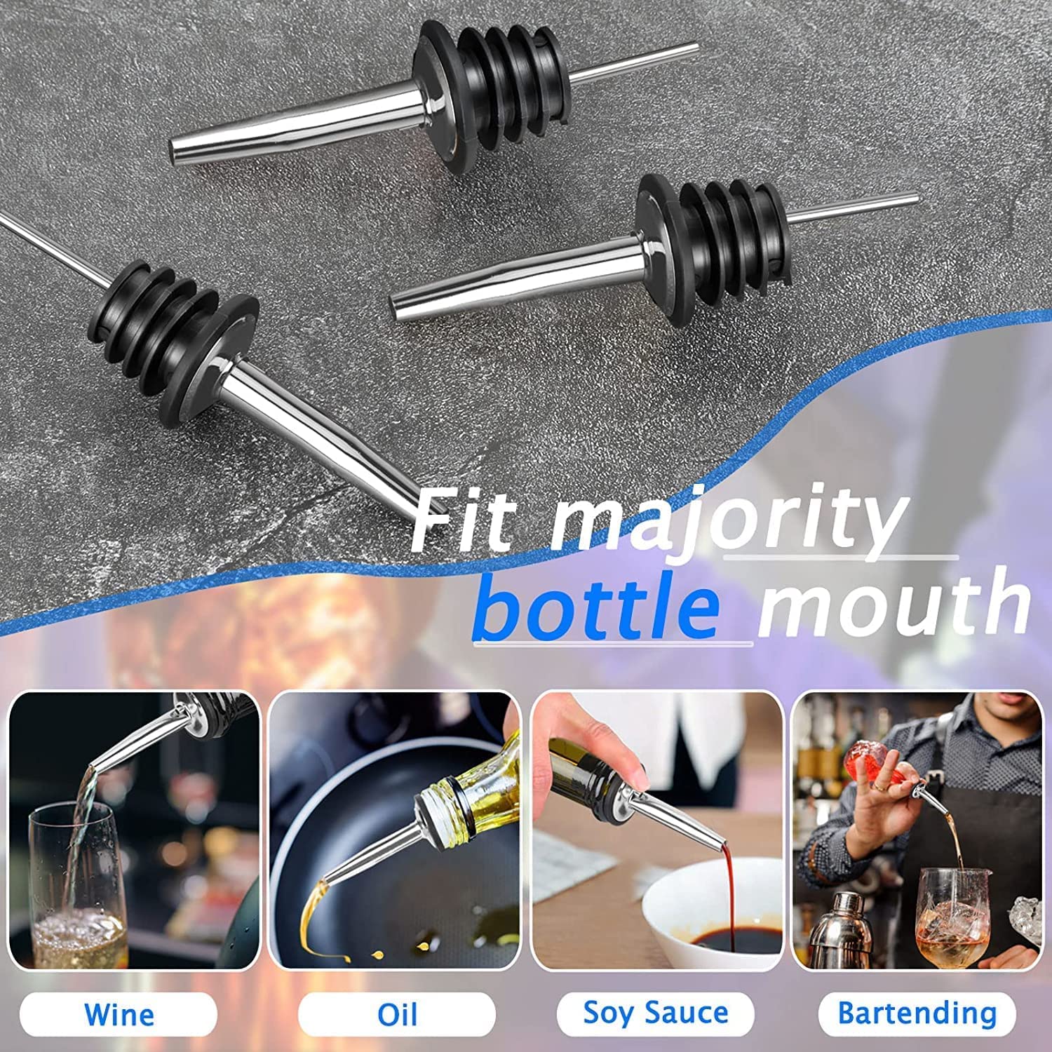Liquor Pour Spout, Pour Spouts - đánh giá và giá Speed Pourer Cap