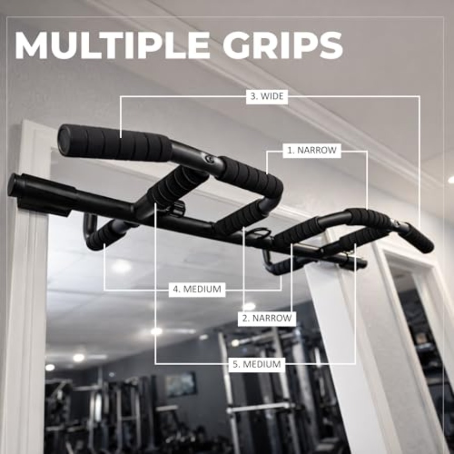Doorway Pull Up Bar Set with S - đánh giá và giá Home Bar And Gym