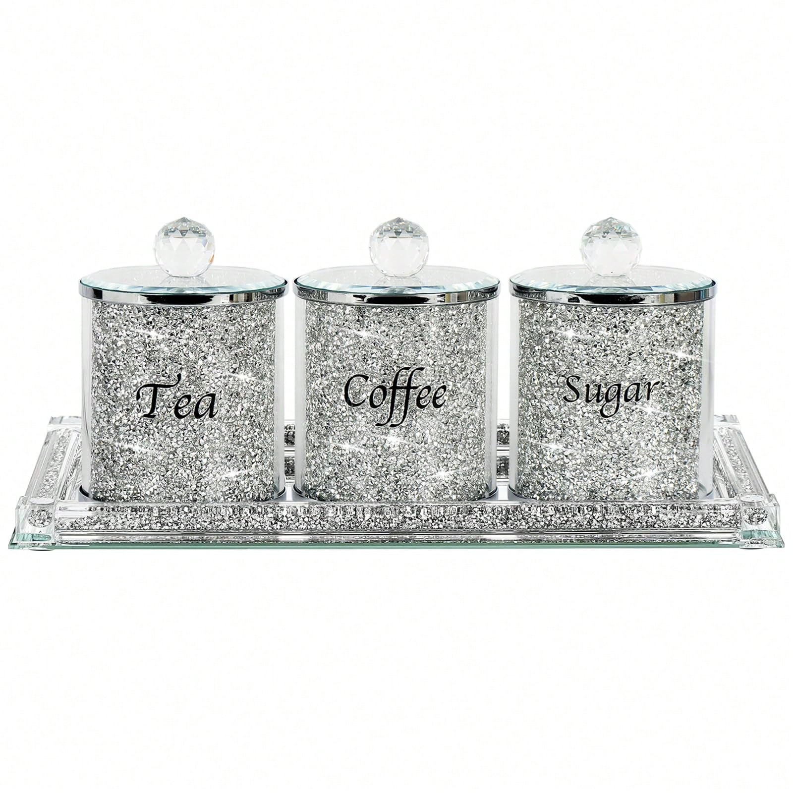 Coffee Sugar Tea Canister Set  - đánh giá và giá Home Bar Set