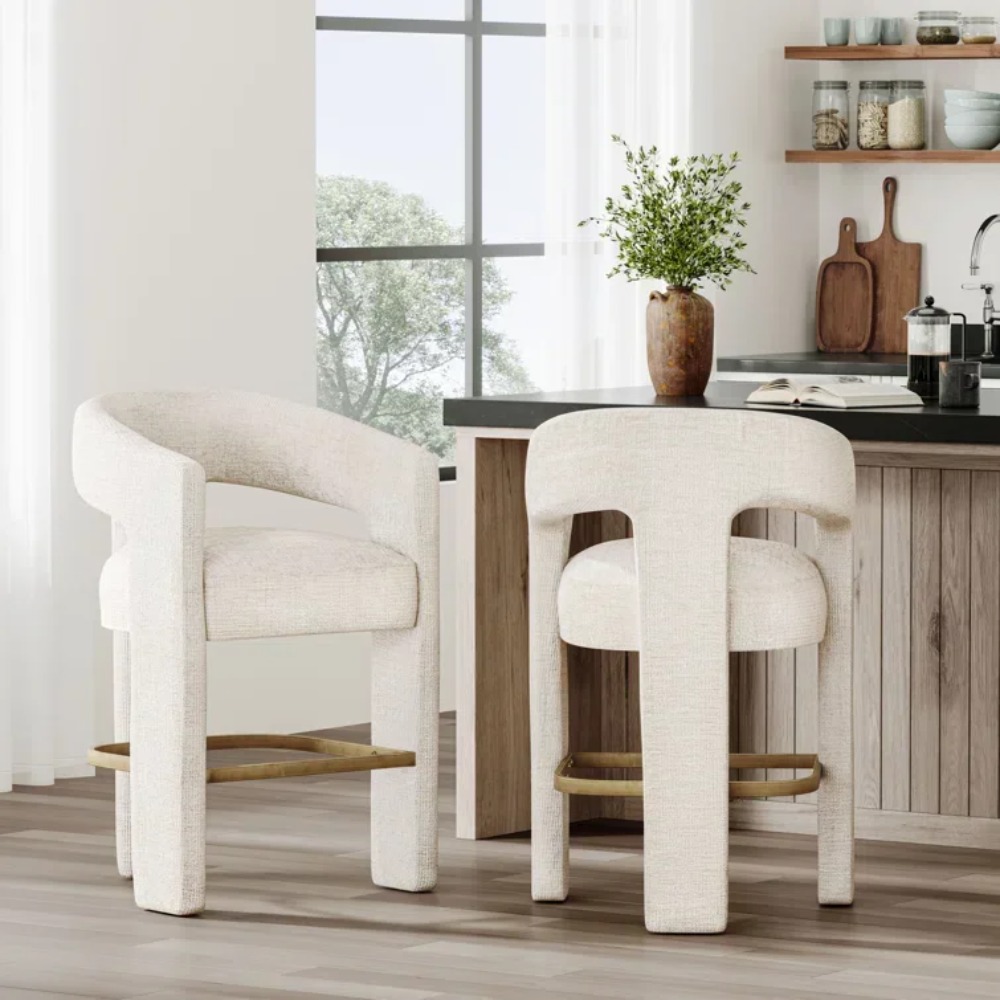 Modern Upholstered Counter Sto - đánh giá và giá Home Bar Stools