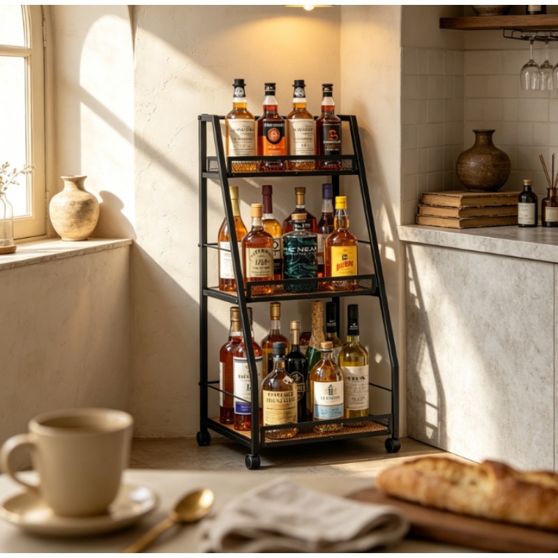3-Tier Ladder Wine Rack Freest - đánh giá và giá Home Bar Shelves
