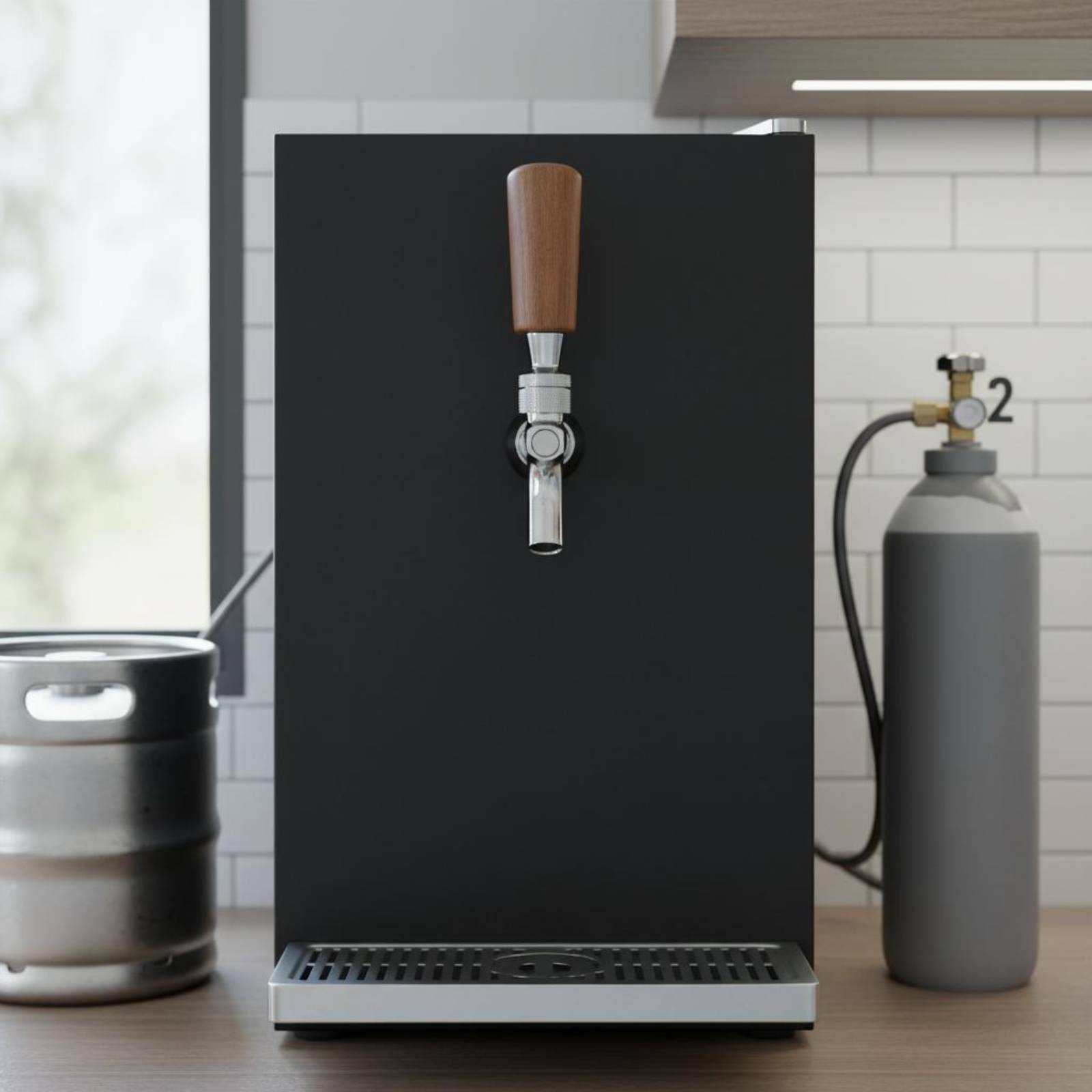 Short Wooden Beer Handle Solid - đánh giá và giá Home Bar Accessories