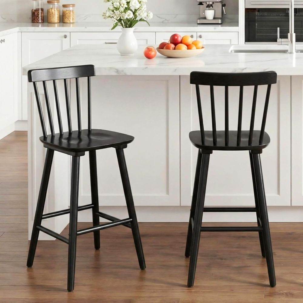 Set of 4, 26 Counter Height Wo - đánh giá và giá Home Bar Stools