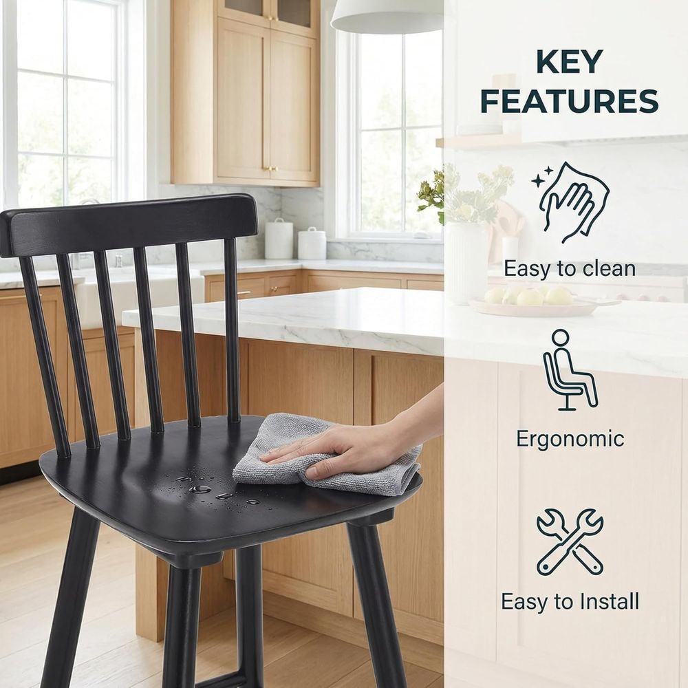 Set of 4, 26 Counter Height Wo - đánh giá và giá Home Bar Stools